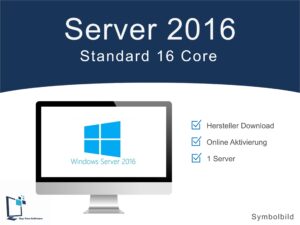 Microsoft Windows Server 2016 Standard 16 Core